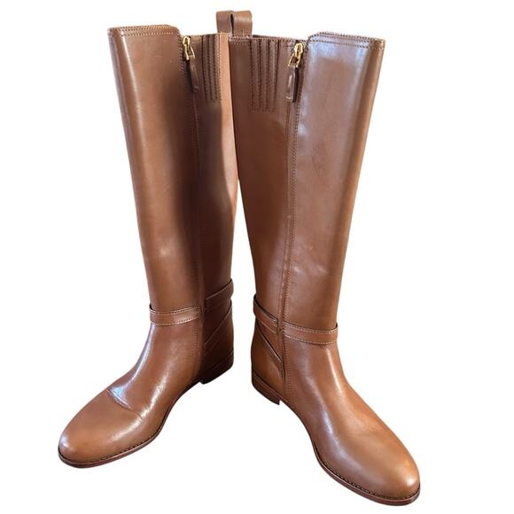 Lauren Ralph Lauren Blayke Tall Leather Riding Equestrian Boots NEW Size 5.5 - Picture 4 of 9